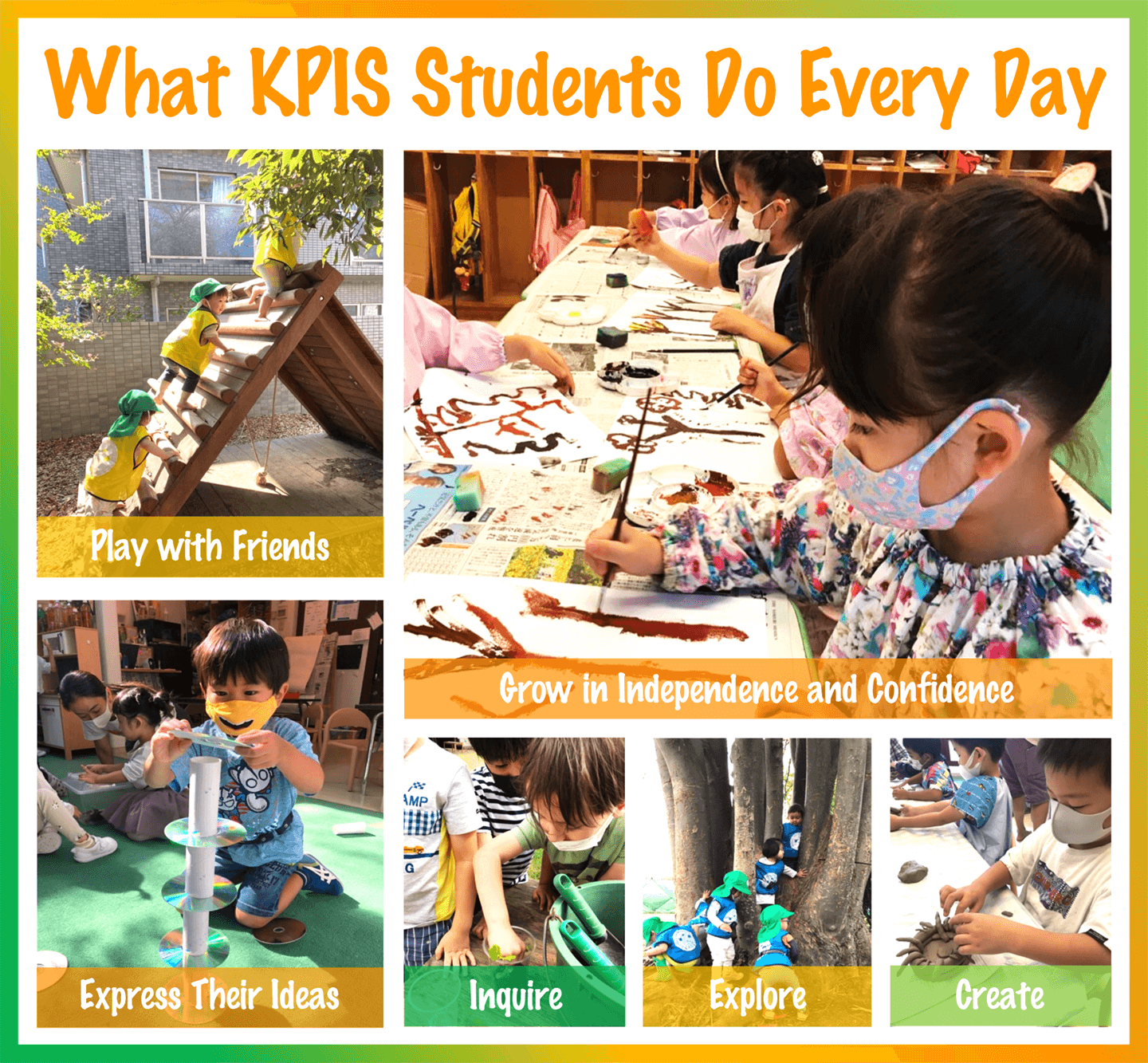 Komazawa park international school | What KPIS Students Do Every Day